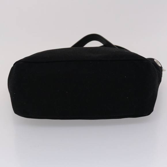 BURBERRY Blue Label Hand Bag Canvas 2way Black Auth ki3052 - Picture 9 of 16